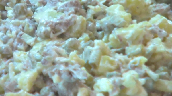 Мясной салат с отварной говядиной - «Видео уроки»
