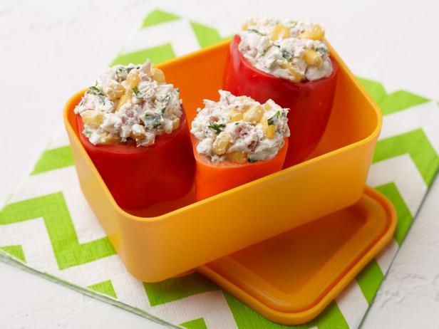 Фаршированные перцы со сливочным сыром и ветчиной - «Закуски»