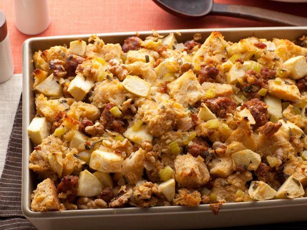 Хлебная начинка с колбасой, яблоками и грецкими орехами - «Меню диеты»