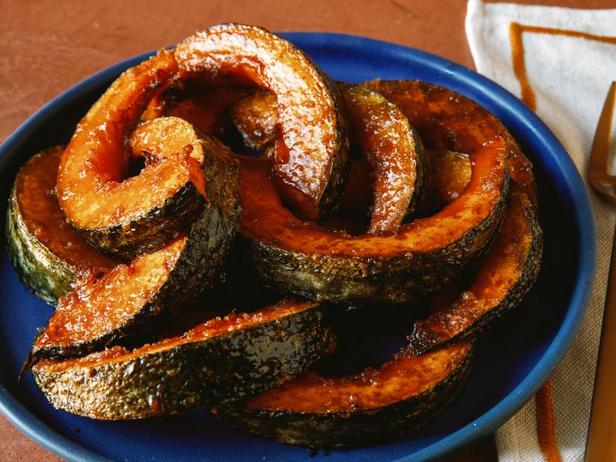 Тыква кабоча запечённая в духовке кусочками в кленовом сиропе - «Салаты»